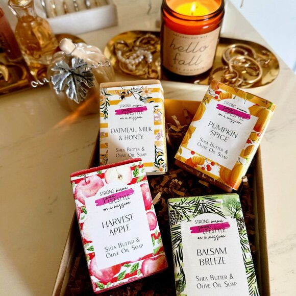 Shea Butter, Olive Oil Blend Luxury Hydrating Handmade Hand Crafted Body Soaps